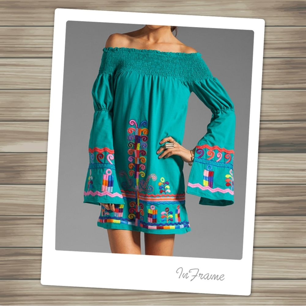 Vava by Joy Han Embroidered Dara Boho Dress